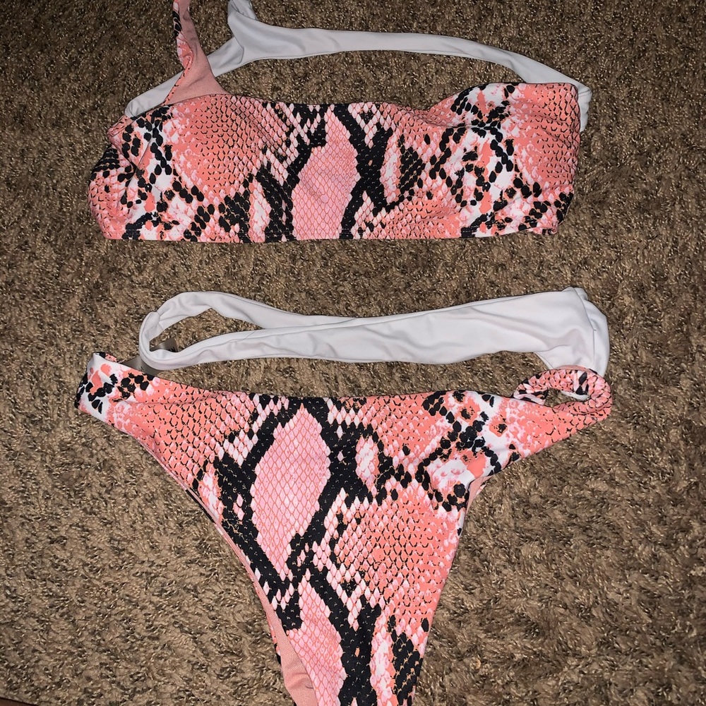 Snakeskin swimsuit